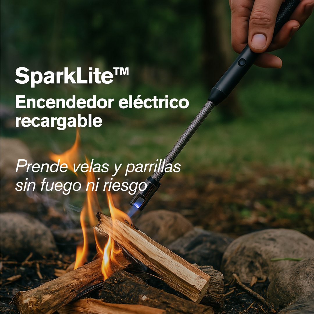 SparkLite™ – Encendedor eléctrico recargable – Prende velas y parrillas sin fuego ni riesgo