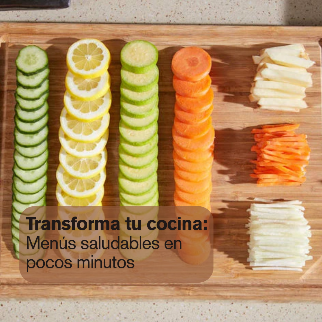 CortaTodo Pro Rebanador de frutas y verduras - Cocina más rápido y con precisión en minutos