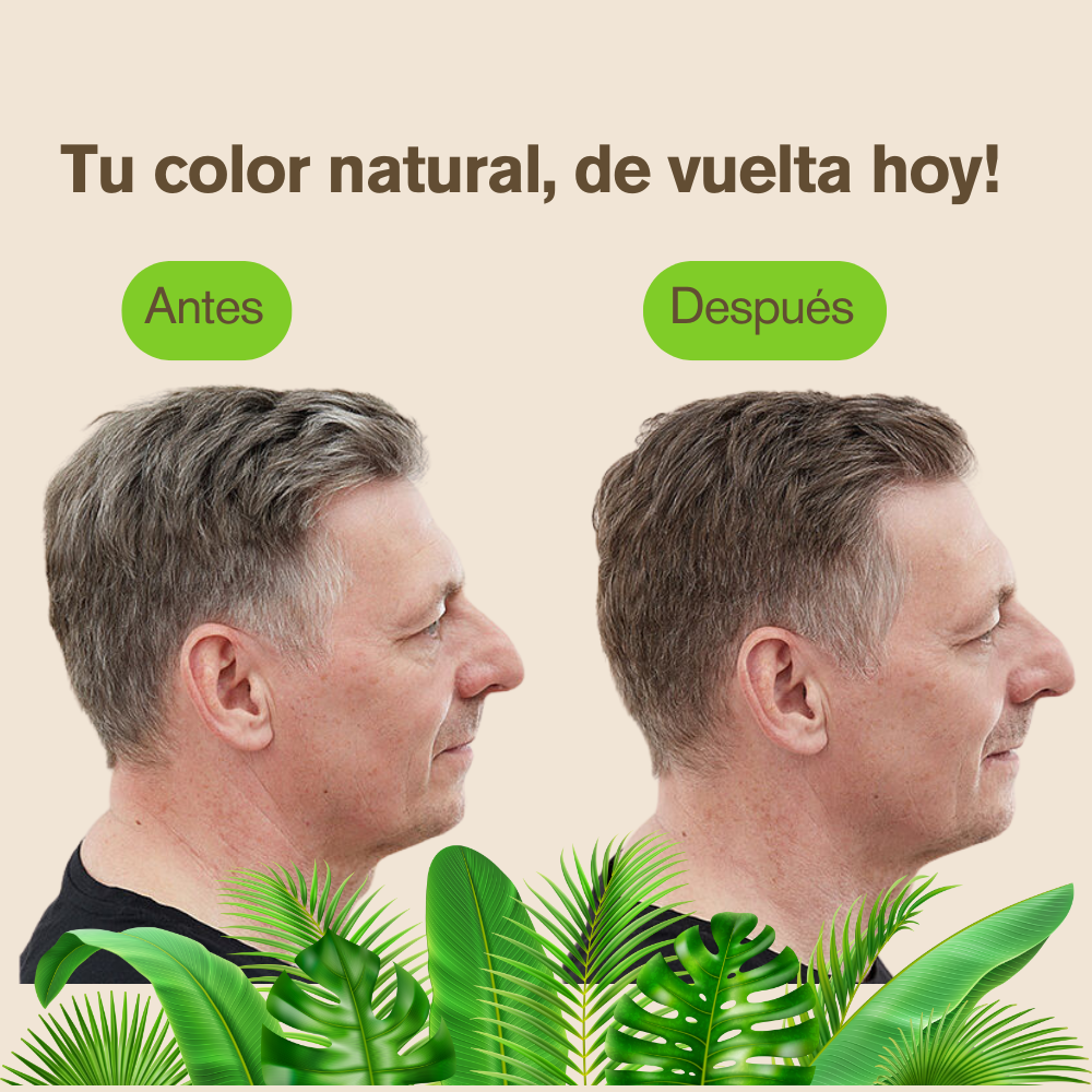 Shampoo Disaar® - Cubre las canas al instante con su formula 100% natural