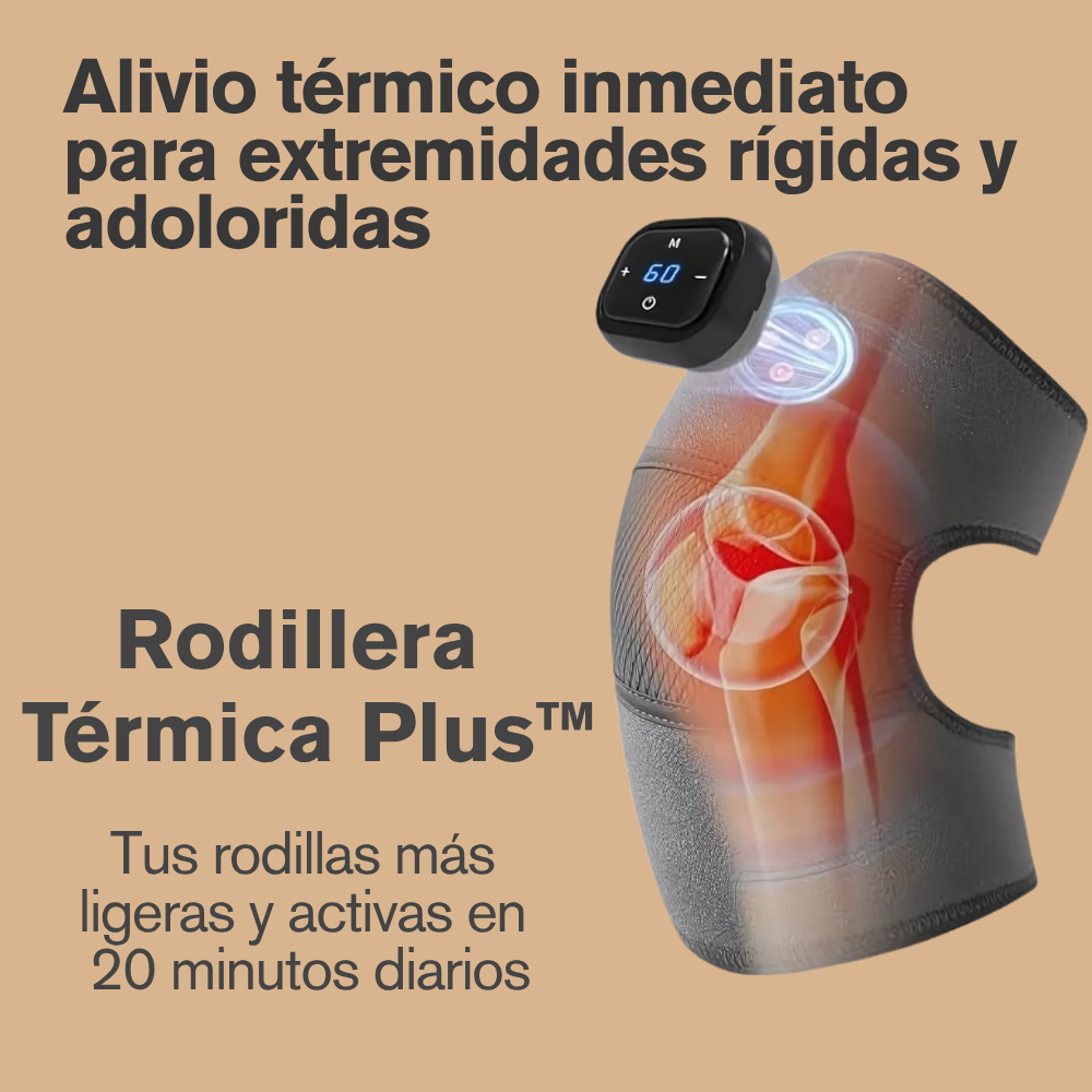 Rodillera Térmica Plus™ – Siente tus rodillas más ligeras y activas en 20 minutos diarios