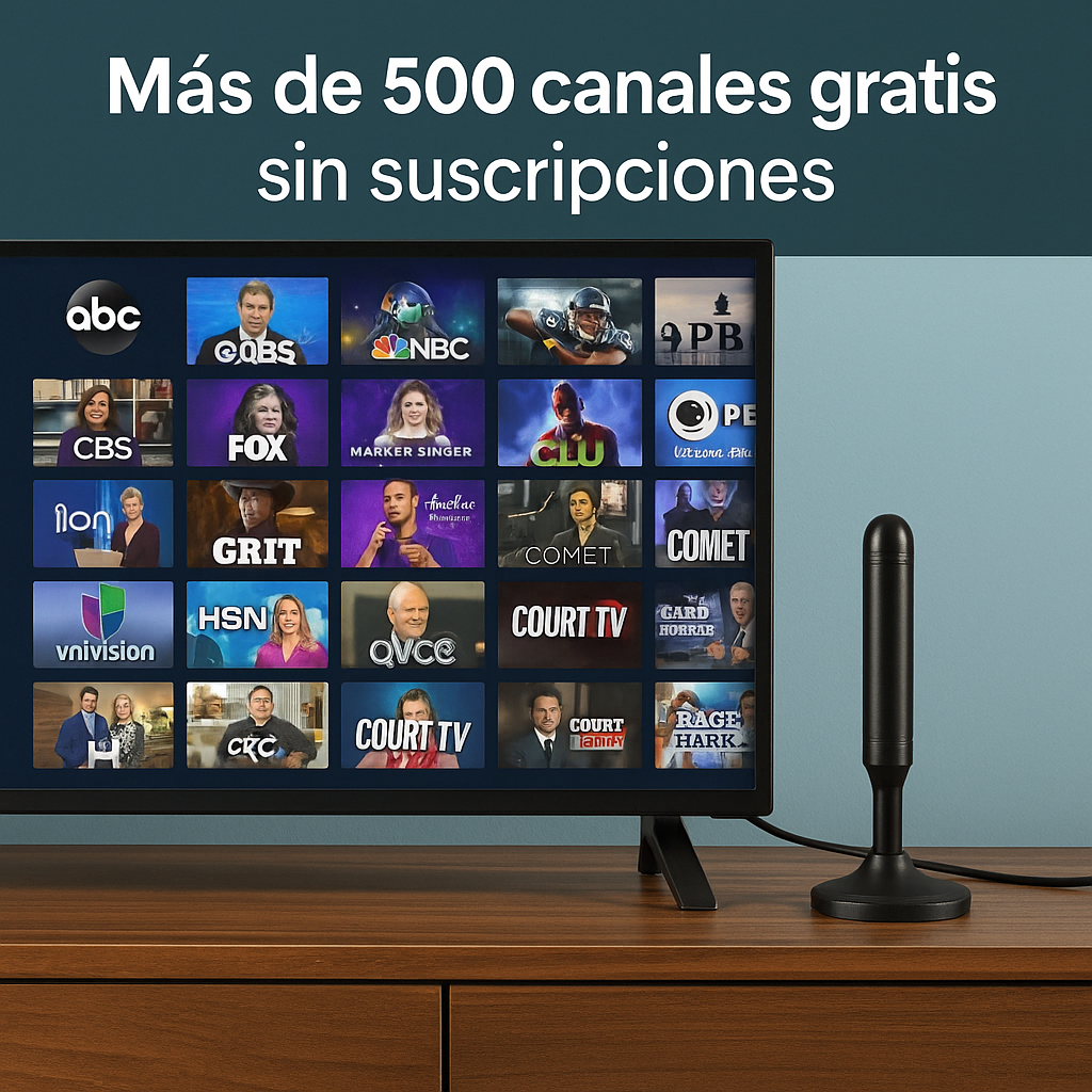 Antena Digital FreeTV – Capta señal gratis – Disfruta televisión abierta en alta definición sin pagar nunca más
