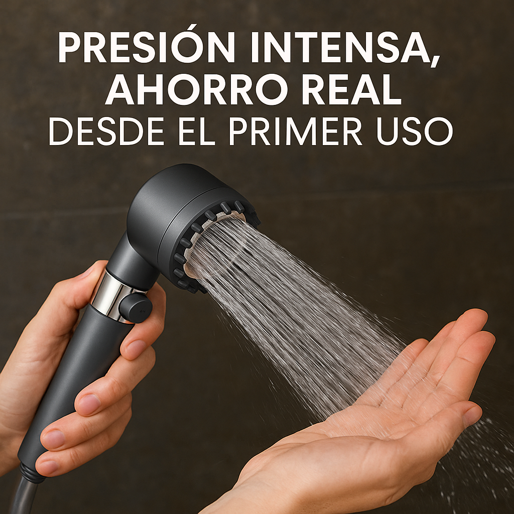 Cabezal HydroSpa™ - Relaja, Filtra y Presuriza – Transforma tus duchas en momentos de relax