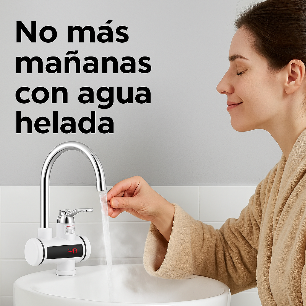 Llave Eléctrica InstaHeat™ – Calienta al instante – Instálala tú mismo y olvídate del frío