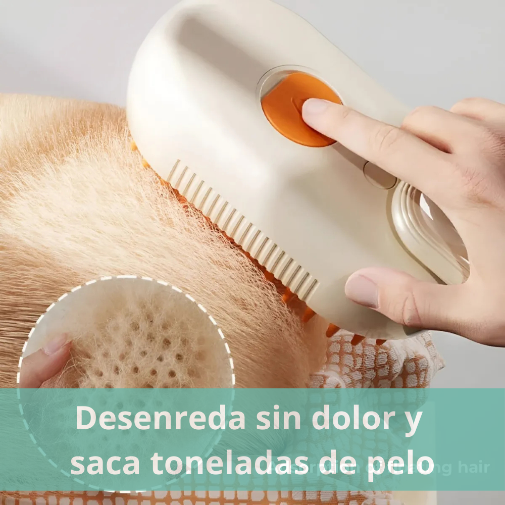 Cepillo de Vapor QUITA PELOS para tu Mascota