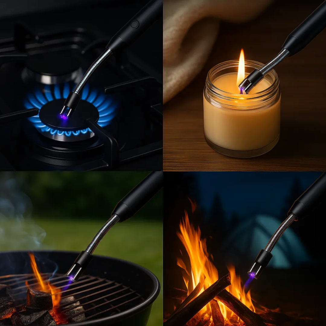 SparkLite™ – Encendedor eléctrico recargable – Prende velas y parrillas sin fuego ni riesgo