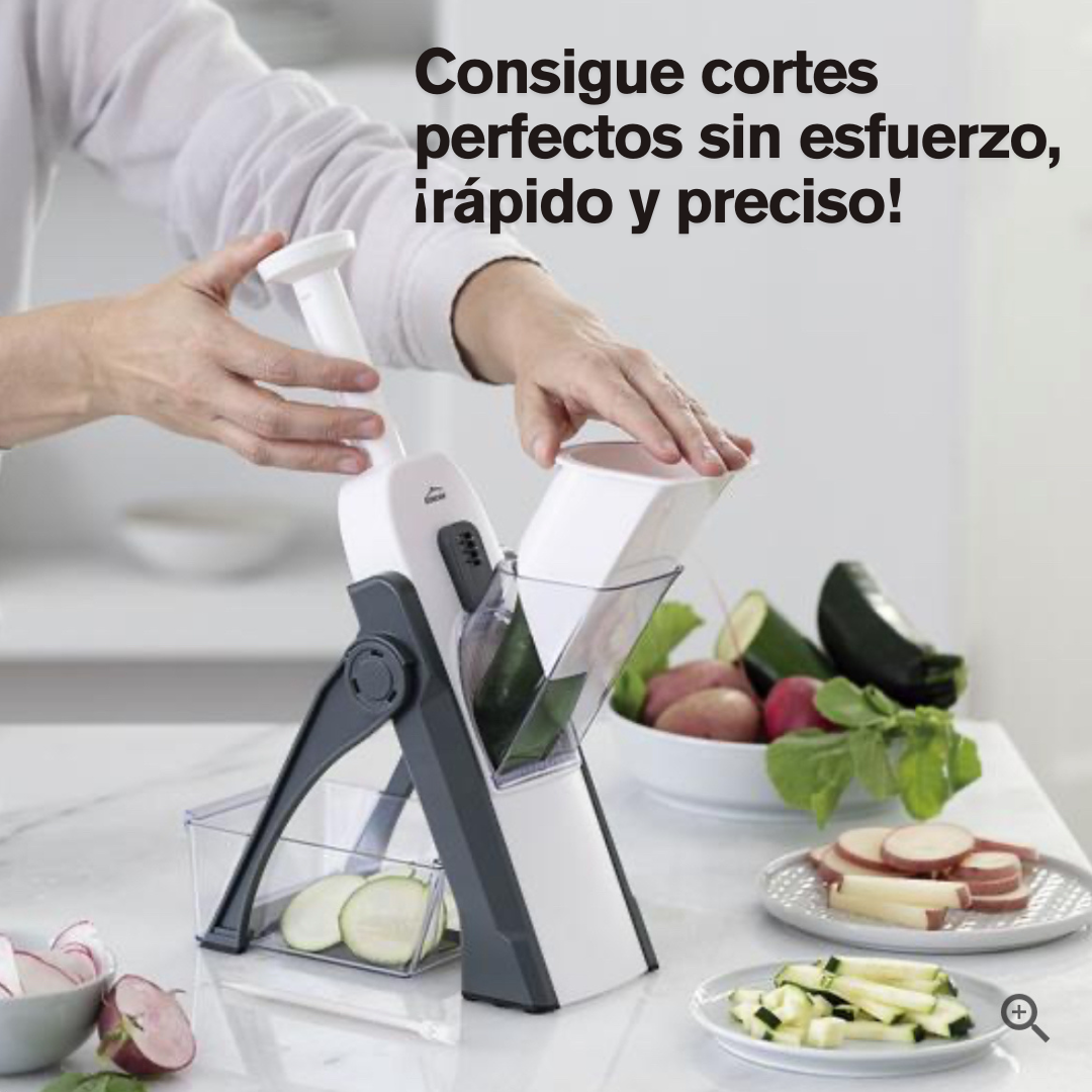 CortaTodo Pro Rebanador de frutas y verduras - Cocina más rápido y con precisión en minutos