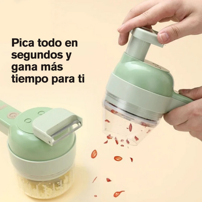 MultiCutter Smart – Cortador eléctrico 4 en 1 – Simplifica tu rutina en la cocina fácil y rápido