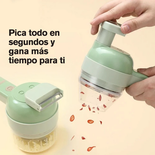 MultiCutter Smart – Cortador eléctrico 4 en 1 – Simplifica tu rutina en la cocina fácil y rápido