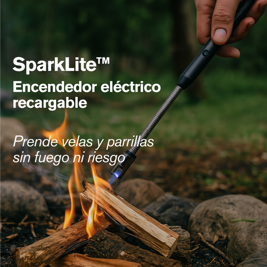 SparkLite™ – Encendedor eléctrico recargable – Prende velas y parrillas sin fuego ni riesgo