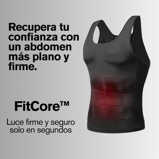 Camiseta compresora FitCore™ - Luce firme y seguro solo en segundos