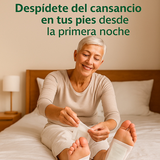 Parches Kinoki Detox™ – Limpia tus pies – Elimina toxinas y sientete más ligero desde la primera noche