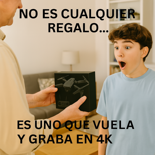 Dron E88 Pro 4K con Cámara Dual - Sorprende con imágenes increíbles desde el primer vuelo
