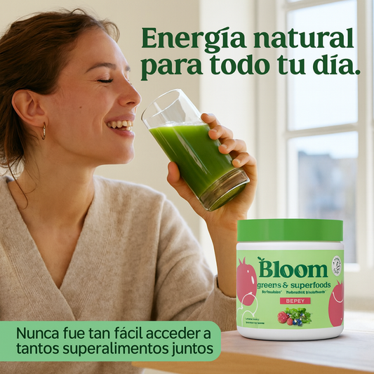 Bloom™ – Jugo verde digestivo – Desinflama tu abdomen y gana energía natural en 7 días