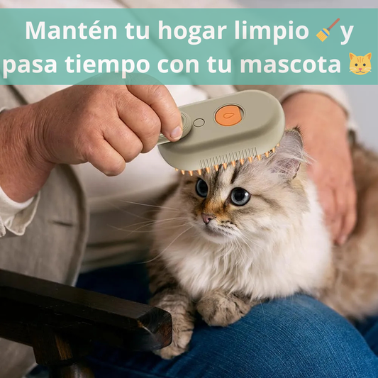 Cepillo de Vapor QUITA PELOS para tu Mascota