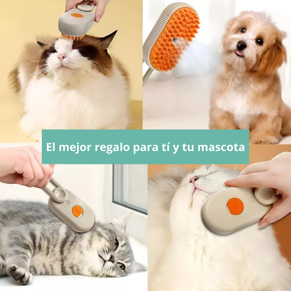 Cepillo de Vapor QUITA PELOS para tu Mascota