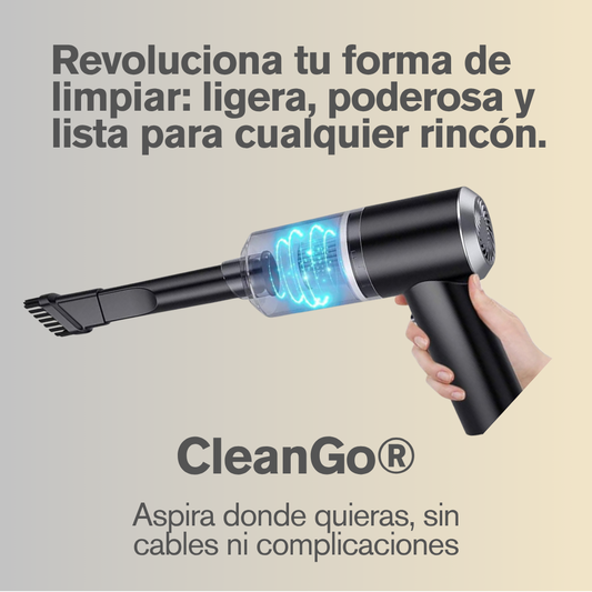 CleanGo® - Aspira donde quieras, sin cables ni complicaciones
